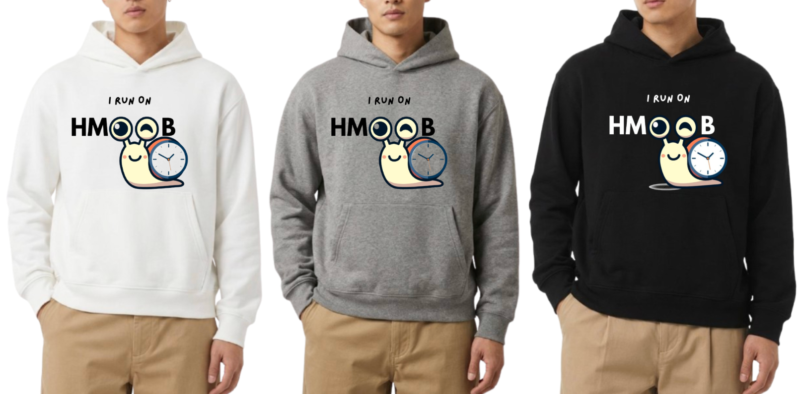 I Run On Hmoob Time                        Hoodies